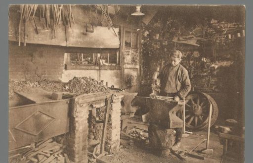 The old smithy at 't Markenpleintje; then on the outskirts of Amsterdam