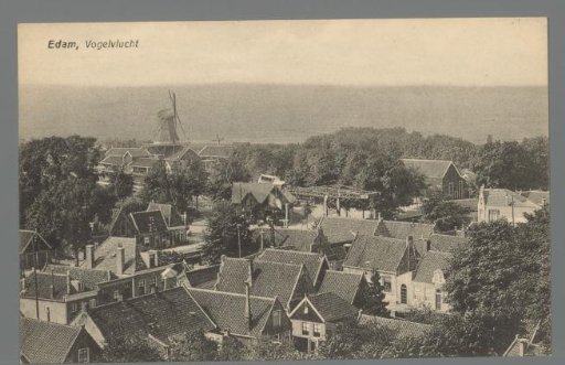 Edam, aerial view