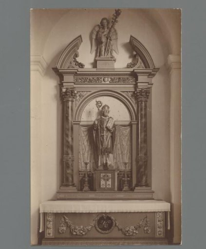 Statue of Saint Nicholas in a Church in Edam