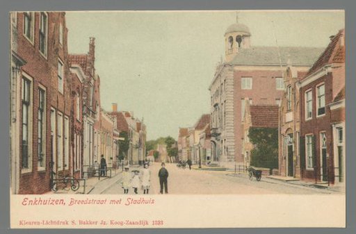 Enkhuizen, Breedstraat with the Town Hall