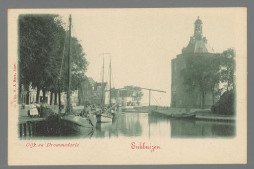 Dike and Drommedaris. Enkhuizen