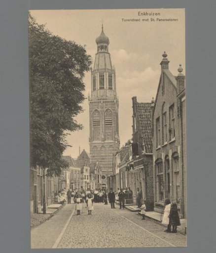 Enkhuizen, Torenstraat with St. Pancras Tower