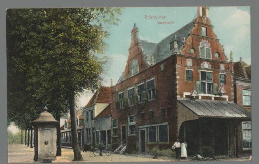 Enkhuizen. Cheese market