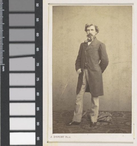 Portrait of the Painter Joseph Lies, Full-Length
