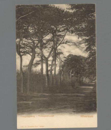 Access road - Trompenburgh. Hilversum