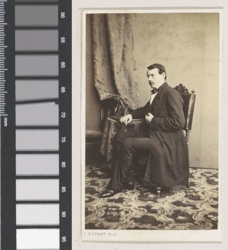Portrait of the painter André Jozef Minguet, full-length