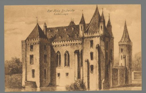 The House Brederode. Left wing