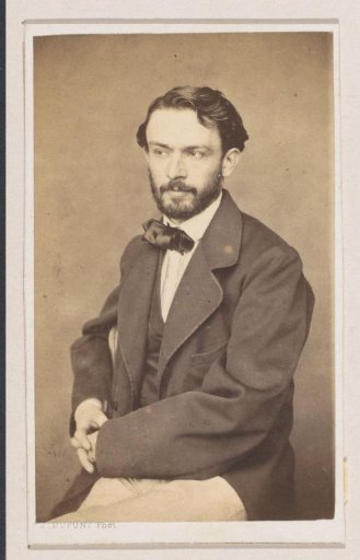 Portrait of the painter and sculptor Jules Pecher, half-length