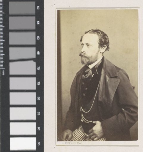 Portrait of the painter Gustave Louis Marie Pieron, half-length