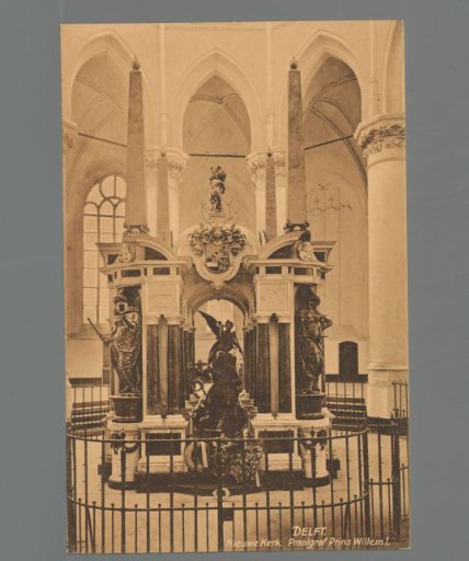 Delft. New Church. Monumental Tomb of Prince William I