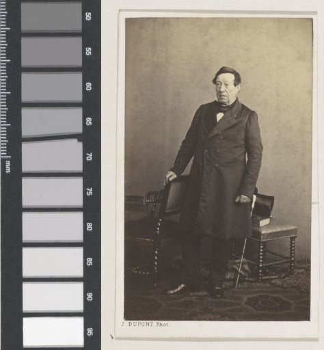 Portrait of the painter and sculptor Jean-Baptiste Van Rooy, full-length