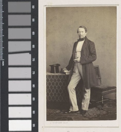 Portrait of the painter Jean Michel Ruyten, full-length