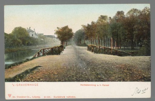 The Hague. Autumn Mood at the Canal