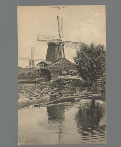 Dordrecht. Sawmills on the Noordendijk