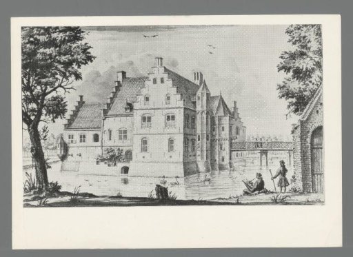 Liauckama State at Sexbierum, 1741, drawing in ink by Piter Idserts Portier