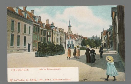 Leeuwarden. Hof- en Goeverneursplein