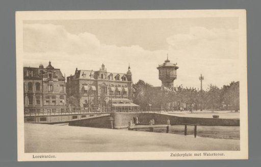 Leeuwarden. Zuiderplein with Water Tower