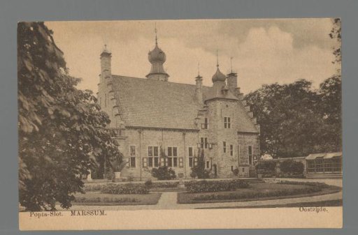Popta Castle. Marssum. East Side