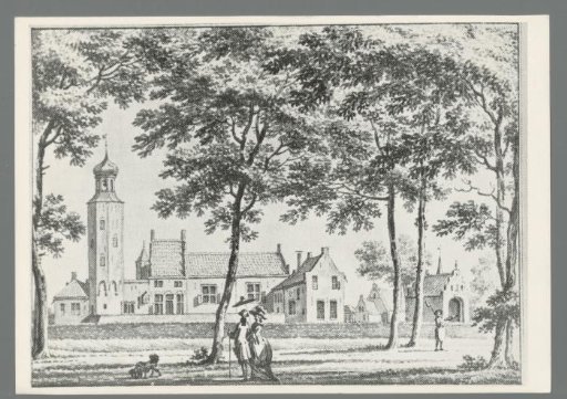 Tjaarda State at Rinsumageest, c. 1790, original drawing in ink by J. Bulthuis