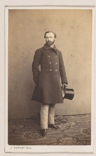 Portrait of the painter Charles Verlat, full-length
