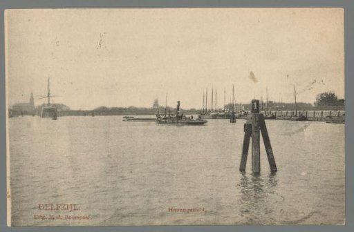 Delfzijl. View of the harbor