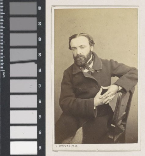 Portrait of the painter Charles Verlat, half-length
