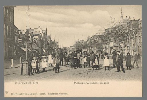 Groningen. Zuiderdiep V. Section W. Side