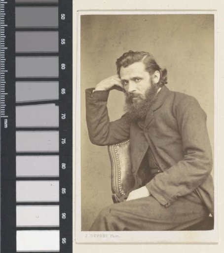 Portrait of the painter Frans Kaspar Huibrecht Vinck, half-length