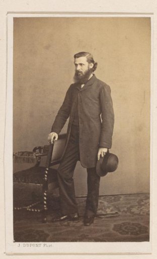 Portrait of the painter Frans Kaspar Huibrecht Vinck, full-length
