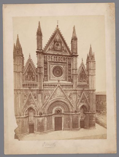 West facade of the cathedral of Orvieto