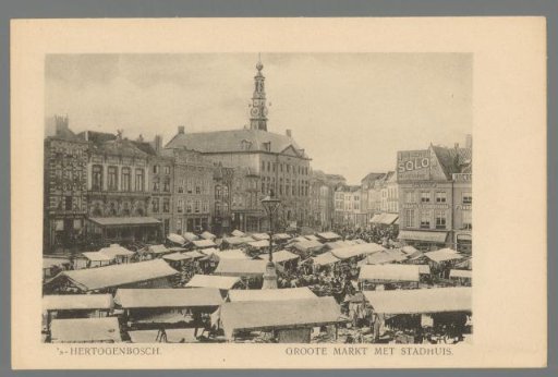 's-Hertogenbosch. Grote Markt with Town Hall