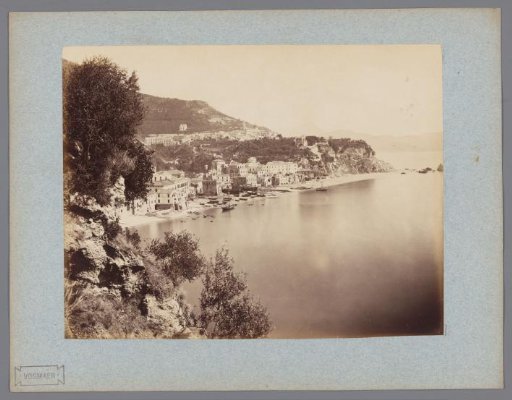 View of the coast of Salerno