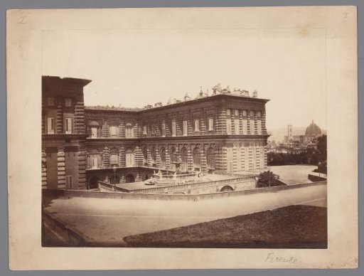 View of the Palazzo Pitti in Florence