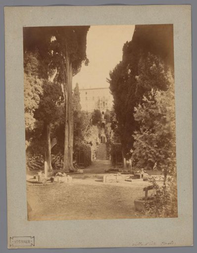 View of the Villa d'Este in Tivoli