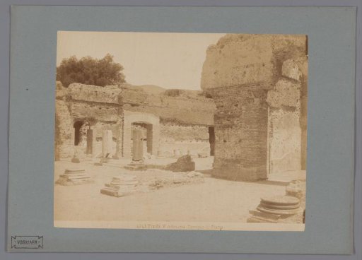 Ruins of the Villa Adriana in Tivoli