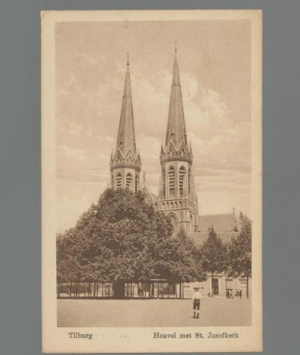 Tilburg. Hill with St. Joseph's Church