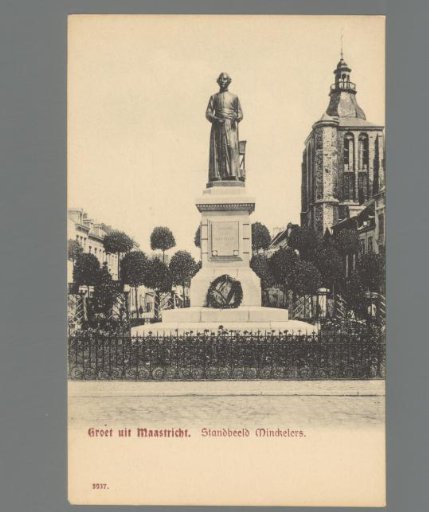 Greetings from Maastricht. Statue of Minckelers