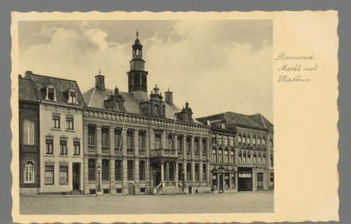 Roermond. Market with town hall