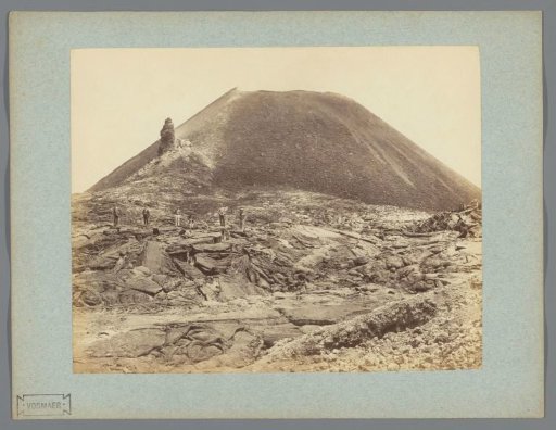 Gezicht op de Vesuvius
