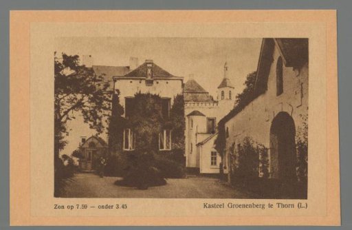 Castle Groenenberg in Thorn (L.)