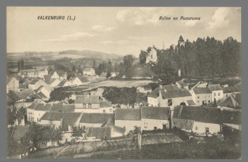 Valkenburg (L.). Ruin and panorama