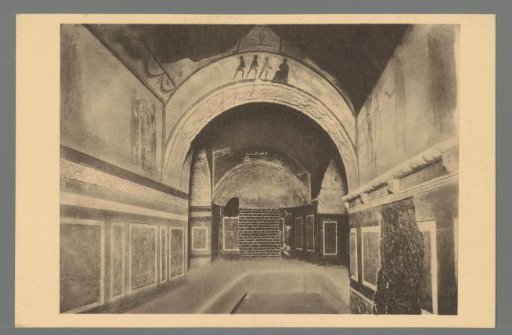 The Roman Catacombs at Valkenburg. The Capella Graeca in the Priscilla Catacomb