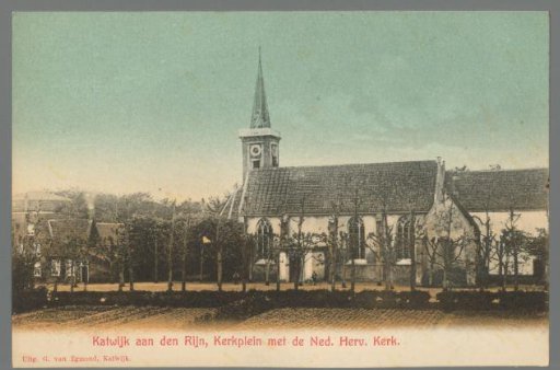Katwijk aan den Rijn, Kerkplein with the Dutch Reformed Church
