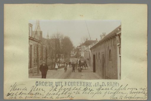 View of Koudekerk (on the Rhine)