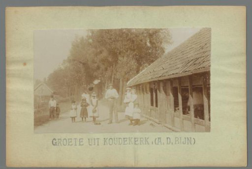 View of Koudekerk (on the Rhine)