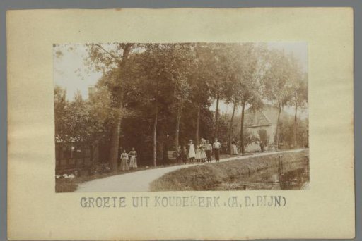 View of Koudekerk (on the Rhine)
