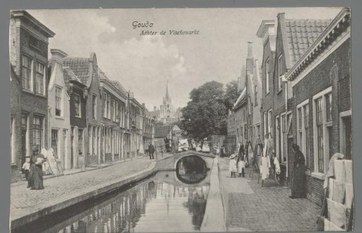 Gouda. Behind the Fish Market