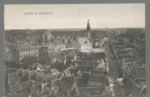Gouda in bird's-eye view