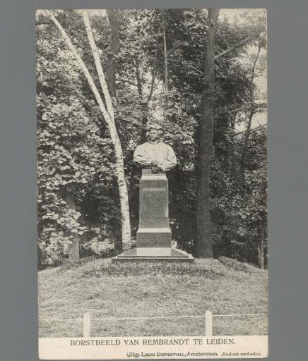 Bust of Rembrandt in Leiden
