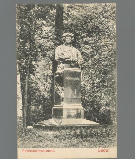 Rembrandt monument. Leiden
